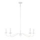 preview thumbnail 7 of 5, Meridian M10085 5 Light 7" Tall Taper Candle Style Chandelier