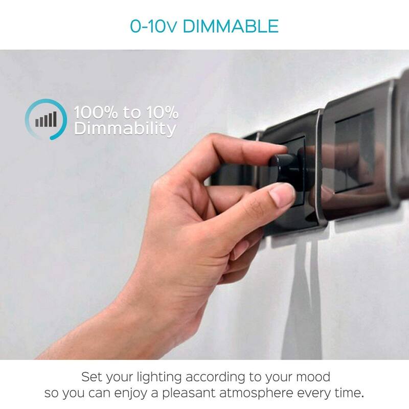 Luxrite 2x4 FT LED Flat Panel Light, 72W, 0-10V Dimmable, 24x48 Inch LED Light Panel, UL Listed, 4-Pack