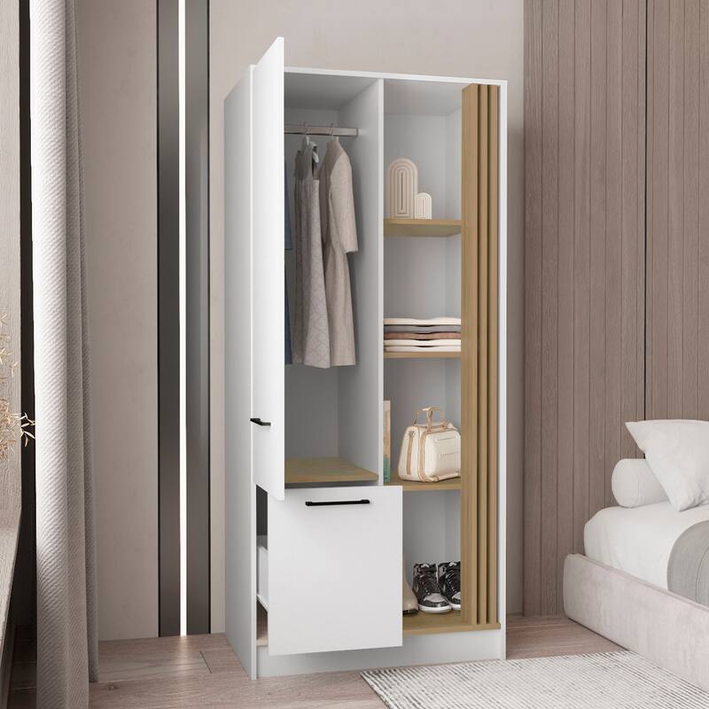 Vance Armoire Natural Oak - N/A