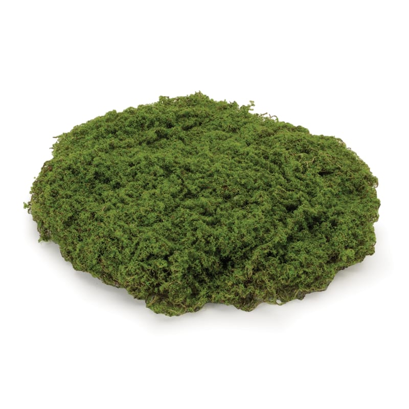 Artificial Moss Pad - 9.5" - Green and Brown - Set of 3