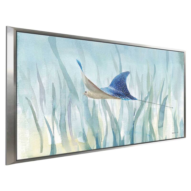 "Undersea Ray" Print on Floating Canvas