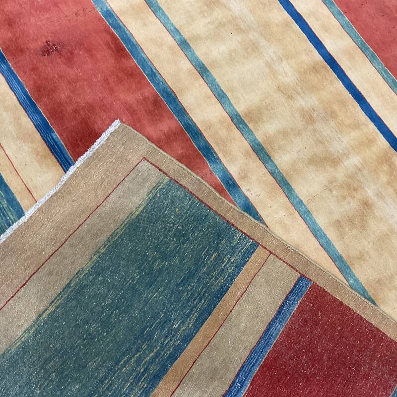 HERAT ORIENTAL Handmade Vegetable Dye Gabbeh Wool Rug - 4'3" x 6'