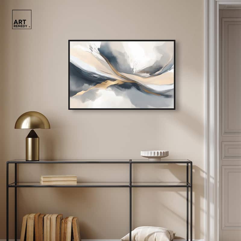 Dynamic Swirls II Canvas by Art Remedy