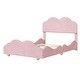 preview thumbnail 24 of 25, Fun Full Velvet Cloud Bed with Sturdy Pine Frame - Easy Assembly