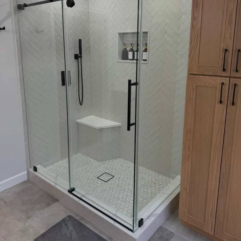 Eterna Hex 2x2 Glass Hexagon Mosaic Tile - Floor, Wall, Backsplash