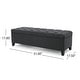 preview thumbnail 90 of 88, Ottilie Button-tufted Storage Ottoman Bench by Christopher Knight Home