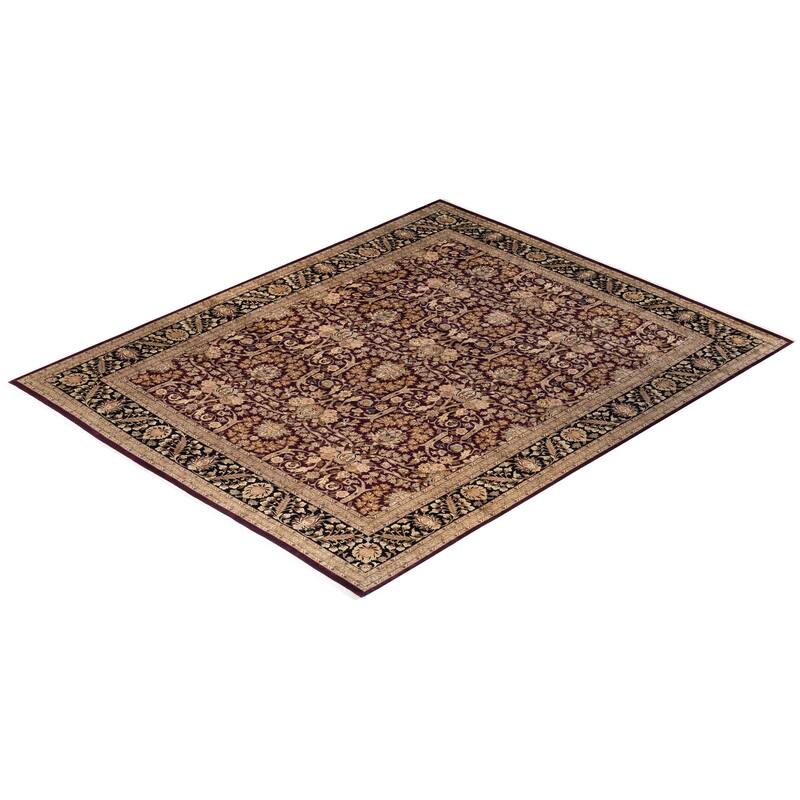 Overton Hand Knotted Wool Vintage Inspired Traditional Mogul Red Area Rug - 12' 2" x 15' 2"