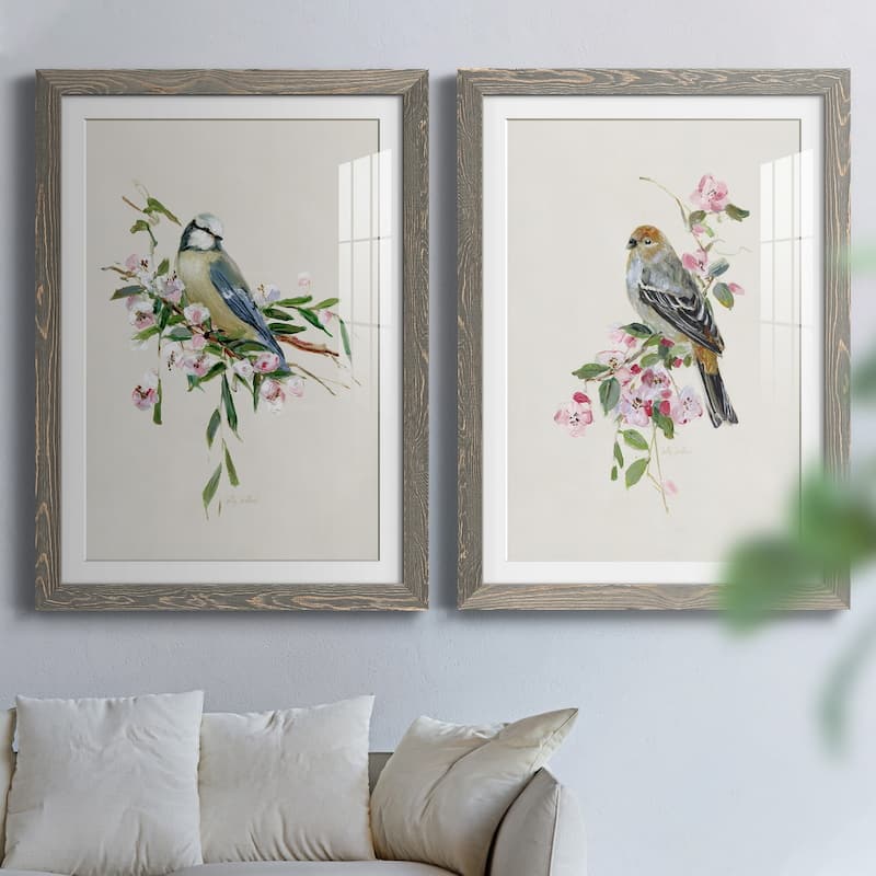 Spring Song Blue Bird-Premium Framed Print - Ready to Hang