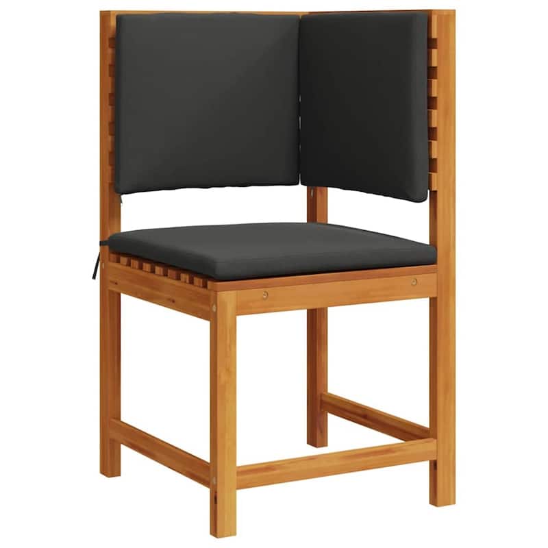 vidaXL Garden Chair 50 x 50 x 91cm Solid Acacia wood - 19.7 x 19.7 x 35.8