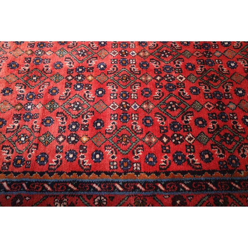 ECARPETGALLERY Hand-knotted Andelz Red Wool Rug - 4'11 x 6'0