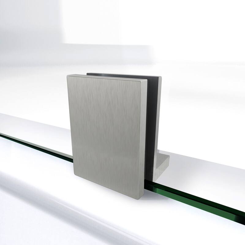 DreamLine Prism Lux 40 3/8 in. x 40 3/8 in. x 72 in. Fully Frameless Hinged Shower Enclosure - 40.38" x 40.38"