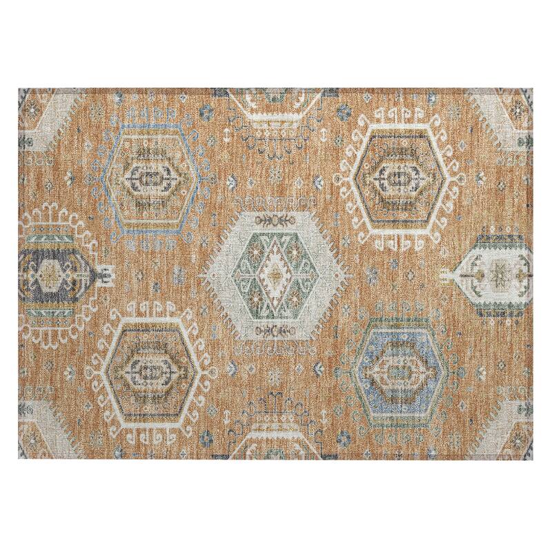 Machine Washable Indoor/ Outdoor Global Akron Chantille Rug