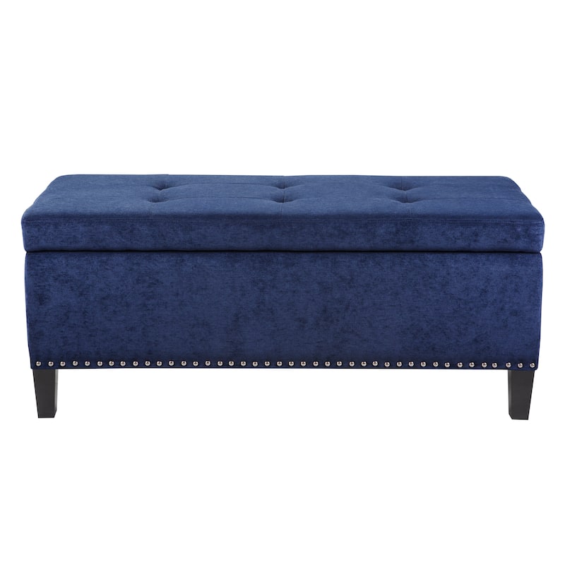 Madison Park Shandra II Tufted Top Soft Close Storage Bench