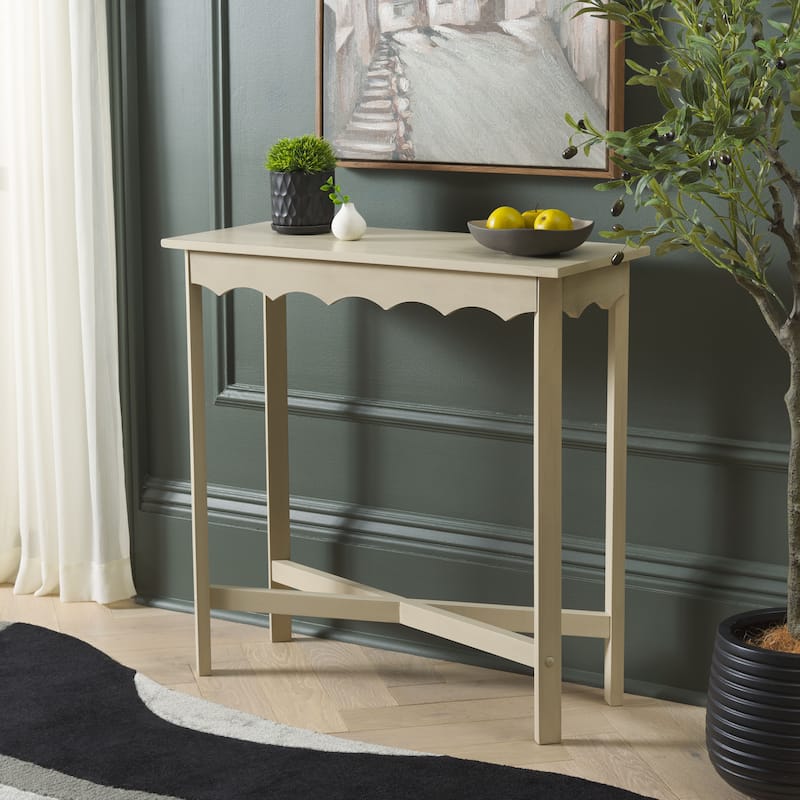 SAFAVIEH Home Seraphina Rectangle Console Table - 32"W x 13"D x 32"H - Sand