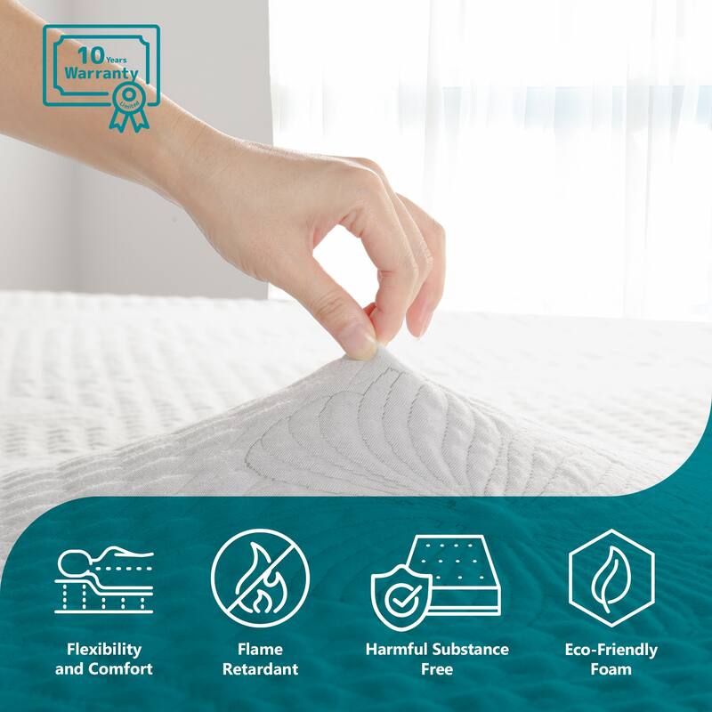 Sleeplanner 6 Inch Gel Memory Foam Mattress In a Box