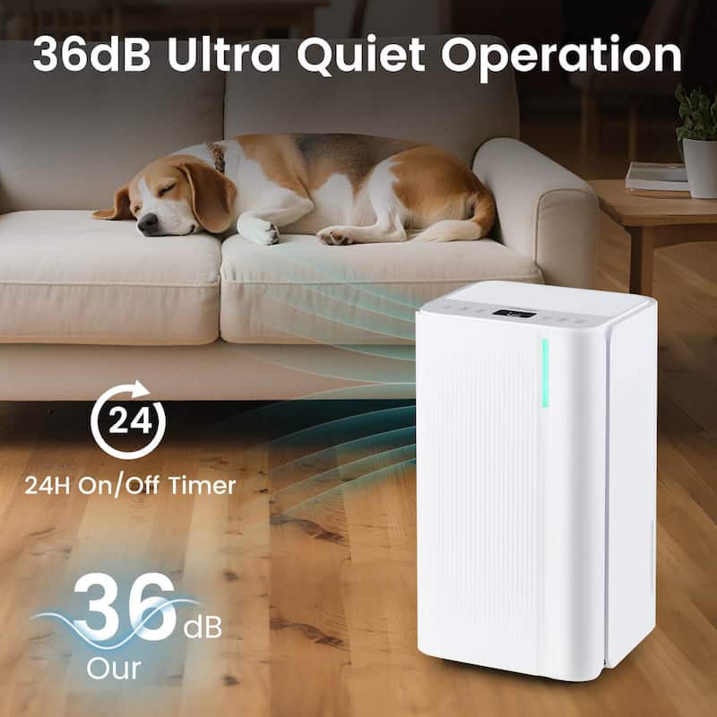 Costway 32 Pints Dehumidifier for Home 2000 Sq.Ft Portable - See Details