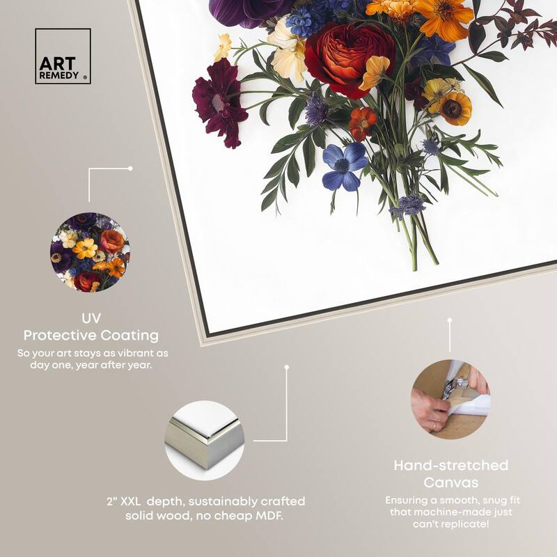 Regal Rose Riot III Canvas by Art Remedy