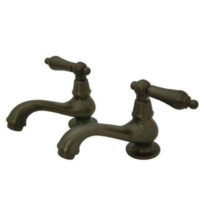 Elements Of Design Double Handle Basin Faucet with American Lever