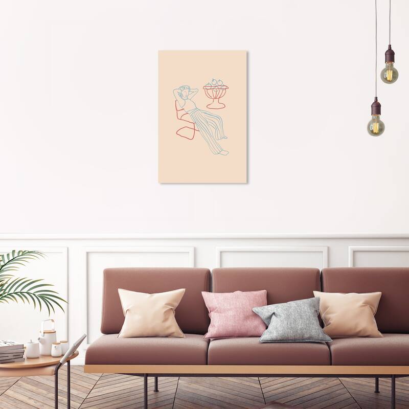 Wynwood Studio Canvas Fashion and Glam At my own pace Blue and Light Blue Modern & Contemporary Wall Art Canvas Print - 30 x 20