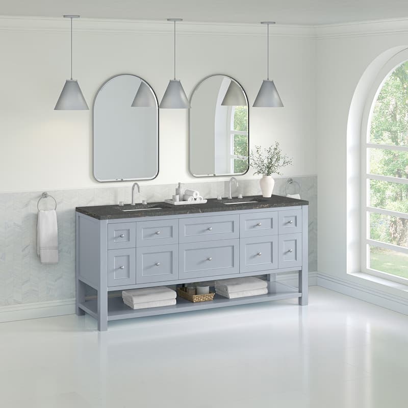 James Martin Vanities 330-V72-3PBL Breckenridge 72" Free Standing