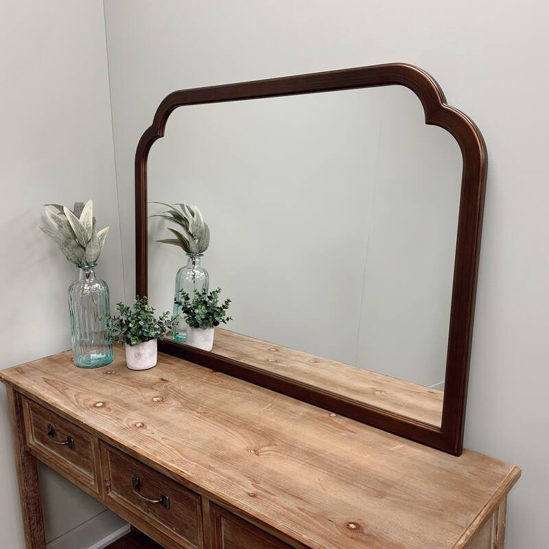 Mifflin Framed Mantel Mirror - Clover Cathedral - 38.4x27.4