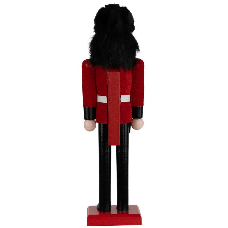Royal Guard Christmas Nutcracker Figure - 14" - Red and Black