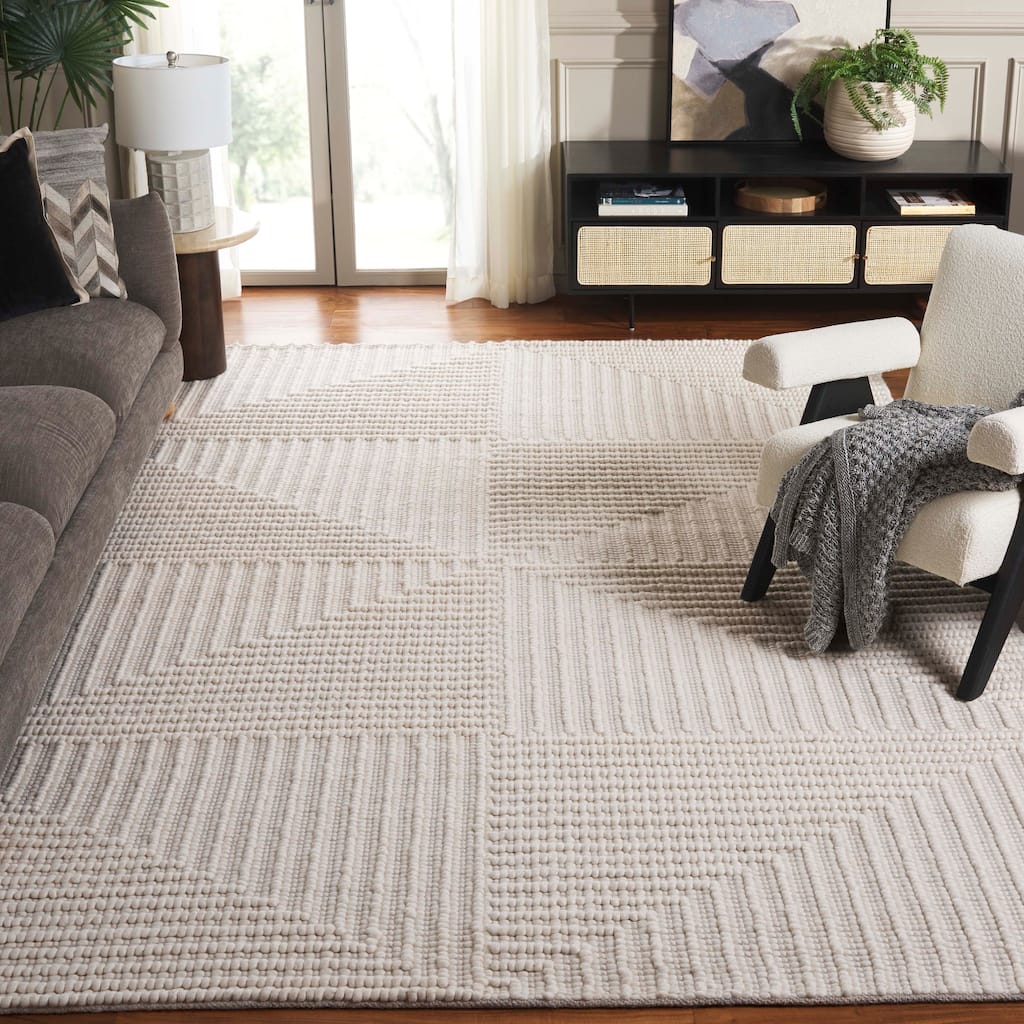 SAFAVIEH Hand-Loomed Natura Ravit Transitional Wool Rug