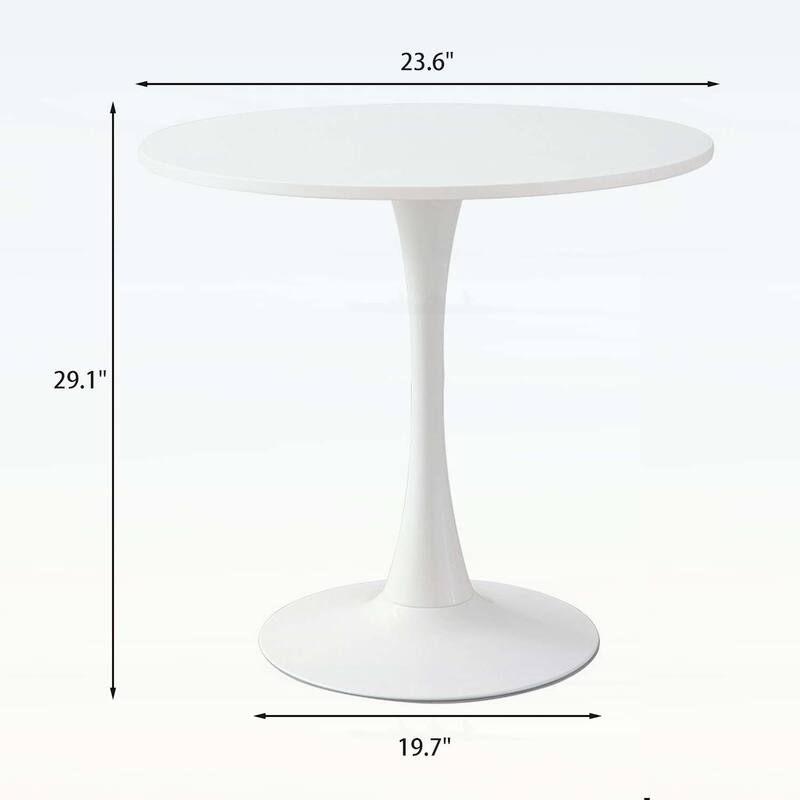Modern Round Dining Table,Ideal for Compact Spaces and Stylish Interiors