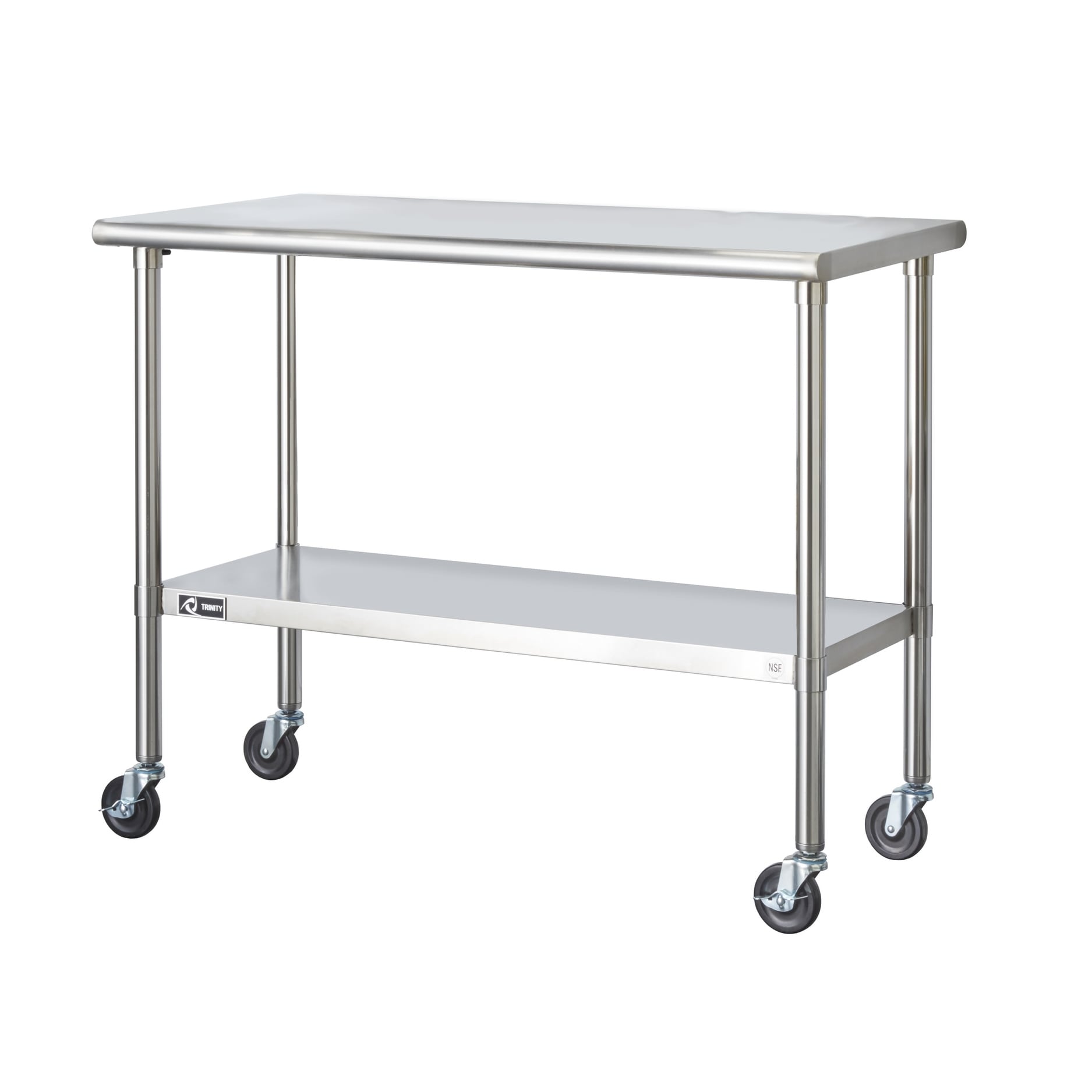Seville Classics Ultragraphite Wood Top Workbench on Wheels - Bed