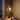 1-Light Adjustable Height Pendant Light with Teardrop Clear Glass Shade - N/A