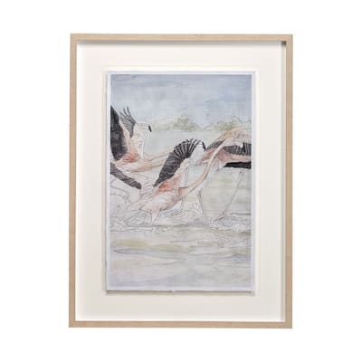Flamingo I Framed Art Print