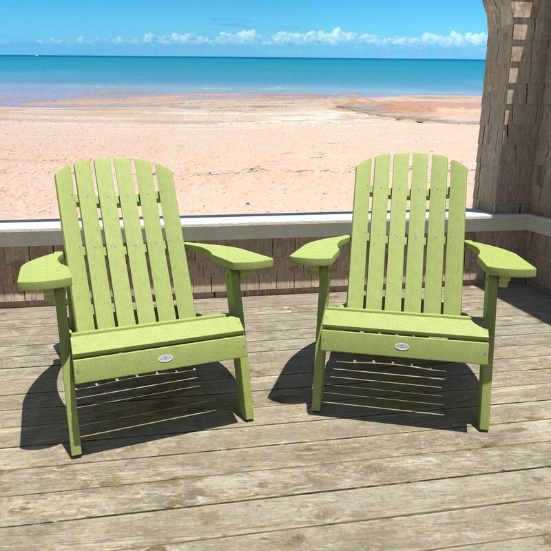 BAHIA VERDE OUTDOORS Cape Folding and Reclining Adirondack Chair Set