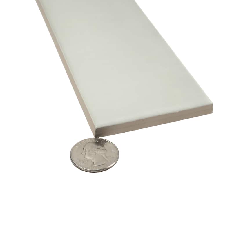 Apollo tile 2.6" x 16" Silken Glossy Tea Green Ceramic Tile (10.76 sq ft/case) - 38 Pack