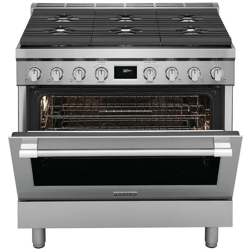 Frigidaire PCFD3670A 36" Wide 4.4 Cu. Ft. Free Standing Dual Fuel