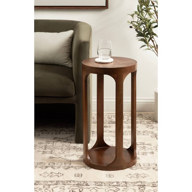 Kate and Laurel Dahl Wood Drink Table