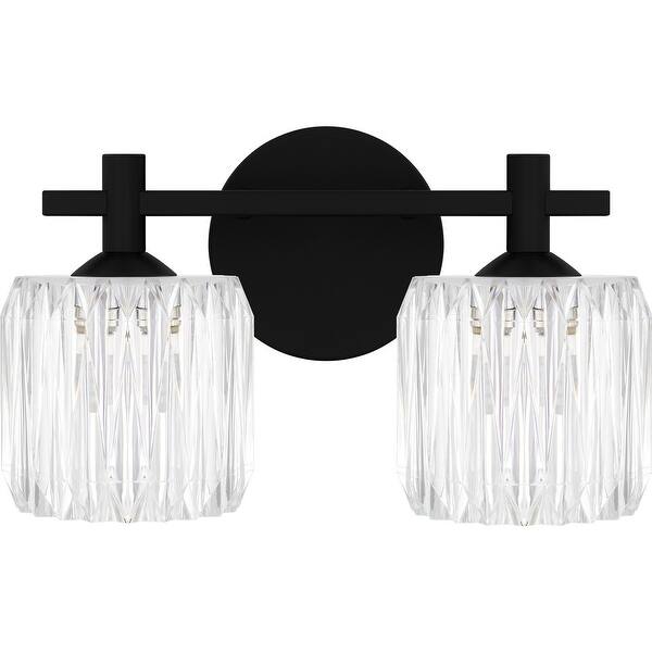 slide 2 of 5, Spade LED Bathroom Vanity Light Black