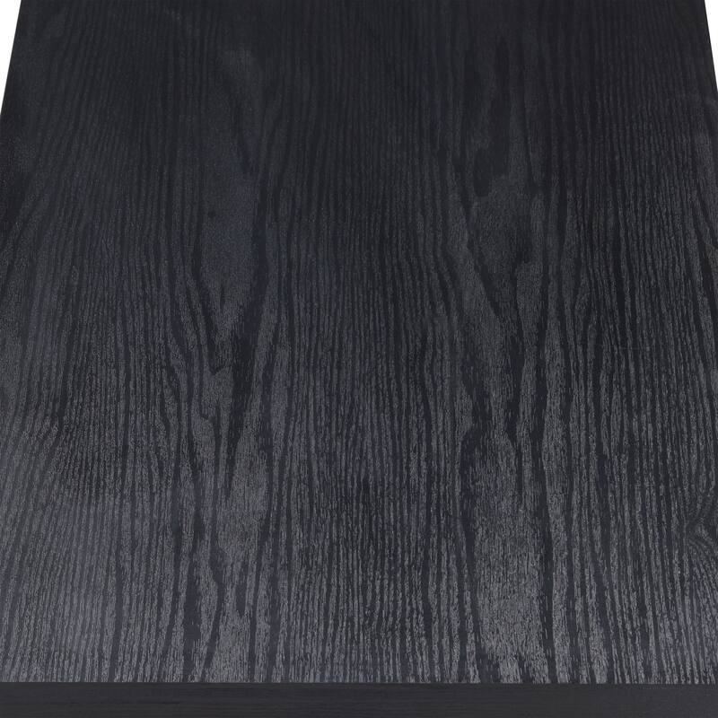 Elling Walnut & Black Finish TV Stand