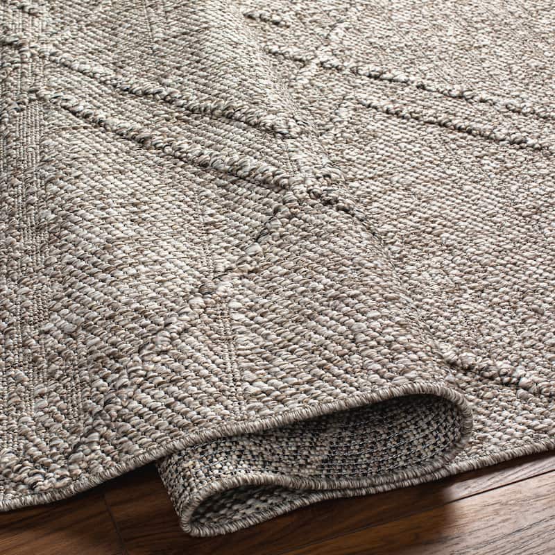 Livabliss Sarasota Outdoor Safe Diamond Stripe Area Rug