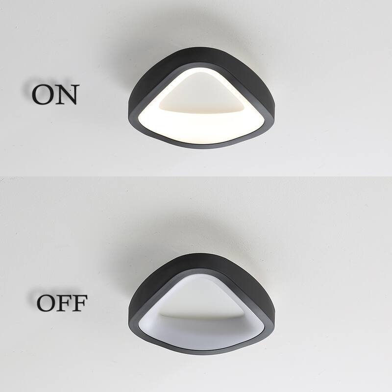 Verona Modern LED Flush Mount Ceiling Light , 8-Inches