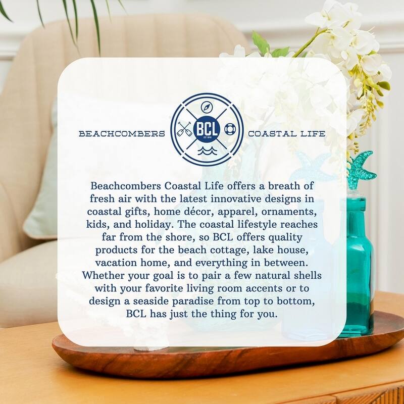 Blue Crab Net Round Serving Platter with Handle