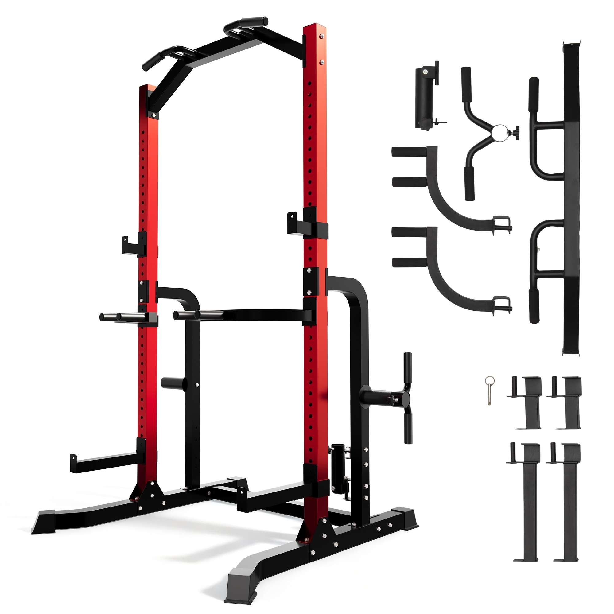 Zenova Pull-Up Bar & Dip Station Multi-Functional Home Gym Power Rack for Weightlifting & Strength Training