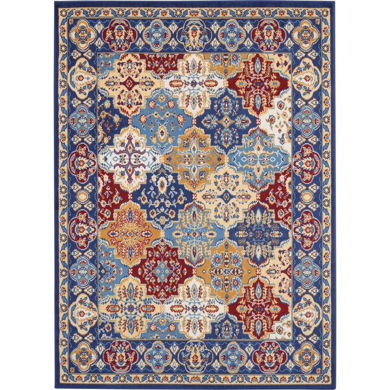 Nourison Grafix Vintage Boho Persian Border Area Rug