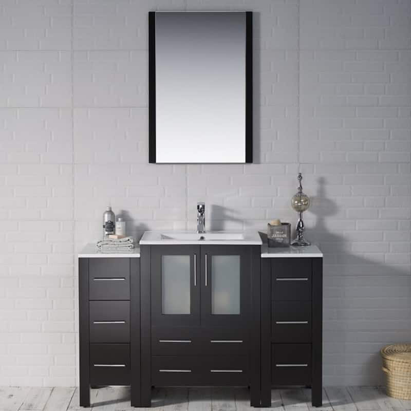 Blossom Sydney 48 Inch Solid Wood Bathroom Vanity with Sink & Cabinets