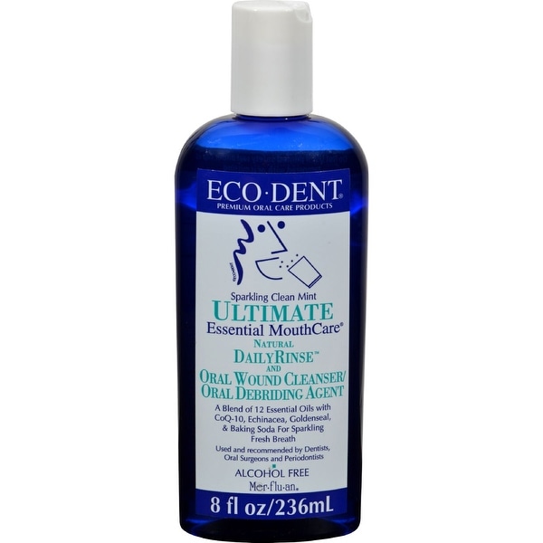 Eco-Dent Dailyrinse Mouthrinse - Mint - 8 oz