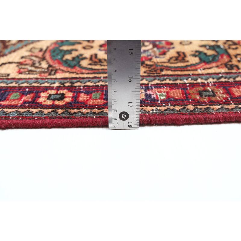 ECARPETGALLERY Hand-knotted Antalya Vintage Red Wool Rug - 6'6 x 9'7