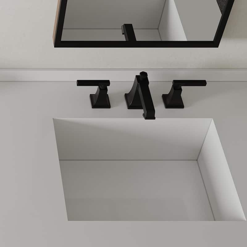 Double-handle Widespread Bathroom Faucet
