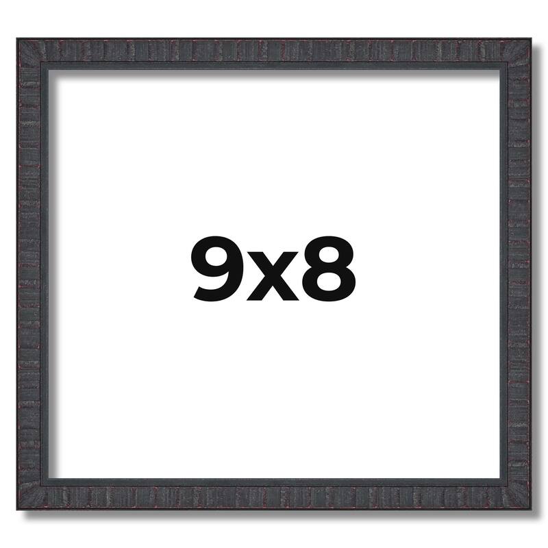 9x8 Frame Brown Solid Wood Picture Frame - Complete Modern Photo Frame