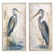preview thumbnail 2 of 5, Designart "Heron By The Waterside Watercolour I" Animals Wall Art Décor Gallery Wall Set For Home Decor