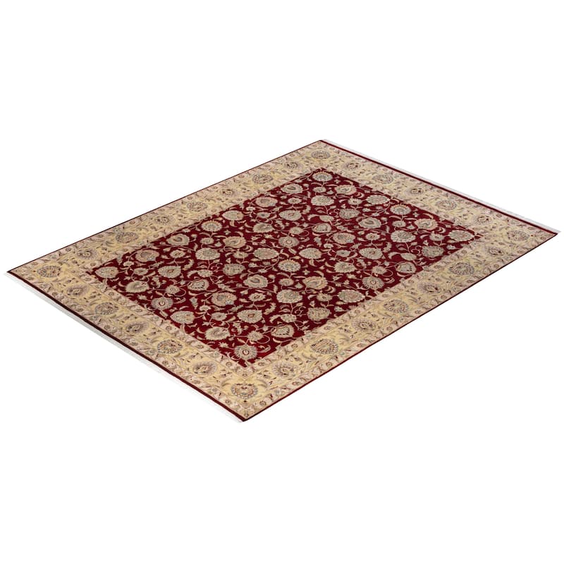 Overton Hand Knotted Wool Vintage Inspired Traditional Mogul Re Area Rug - 9 x 12