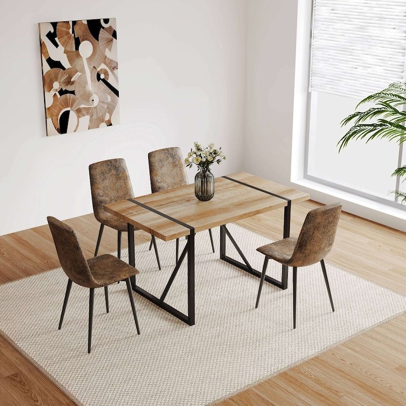 Modern Upholstered Dining Chairs Set of 4
